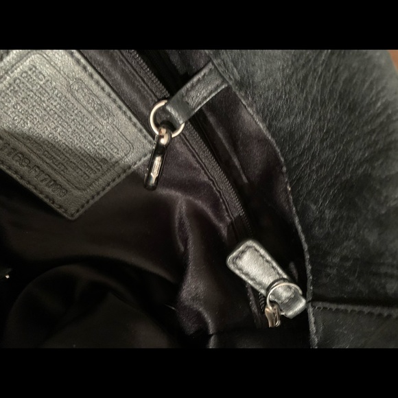 Coach Black Leather Tote ! - Picture 8 of 8